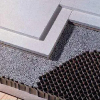Sand and cardboard - Honeycomb - Fermacell - Acoustic screed - sound insulation - acoustic design catalogue - acoustic consultant - soundproofing - acoustic consulting