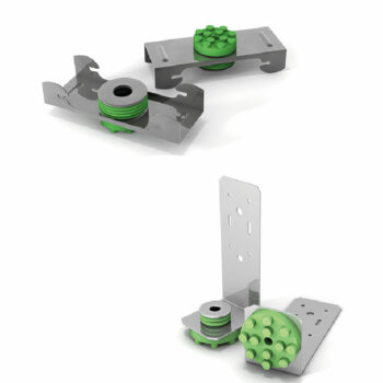 Sonusclip SC100 & DE90 - Regupol - resilient clip - sound isolation clip - acoustic consultant