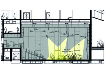 music rehearsal hall - music rehearsal room - orchestra - natural light - acoustics - public performance - acoustic - acoustic consulting - acoustic consultant - performing arts - theatre consulting - acoustic design - architectural acoustic design