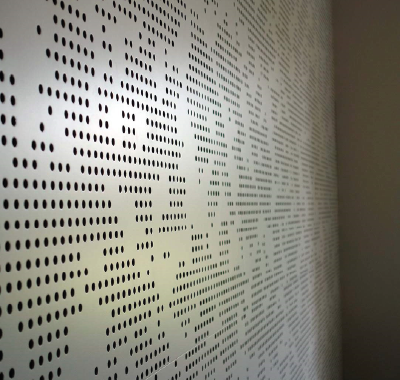 Topperfo Graphic - Topakustik Topperfo acoustic perforated systems - micro-perforated panels - sound absorption - acoustic absorption - acoustic consultant - acoustic design - architectural acoustic design