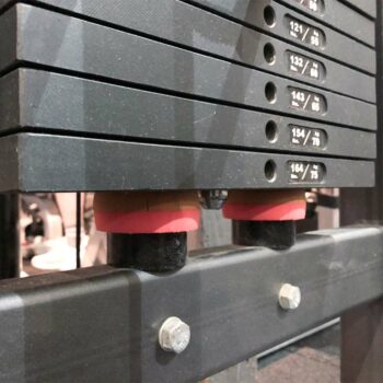 iKoustic - mutestop - weight stack isolator - gym - gym isolation - gym noise control - Vibration isolation - acoustic consultant - acoustic design - architectural acoustic design