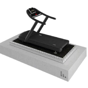 CDM Stravitec Treadbase - Tread base - treadmill isolator - gym - gym isolation - gym noise control - Vibration isolation - acoustic consultant - acoustic design - architectural acoustic design