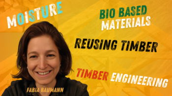 Fabia Baumann, danish technical institute, moisture timber engineering reusing timber bio base materials high point podcast acoustics acoustic