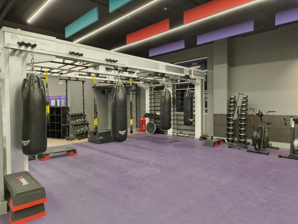 Anytime fitness - acoustics - gym - acoustic - vibration - noise
